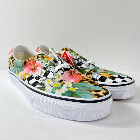 Vans Shoes - Vans Era Tropical Animal Check Sneakers